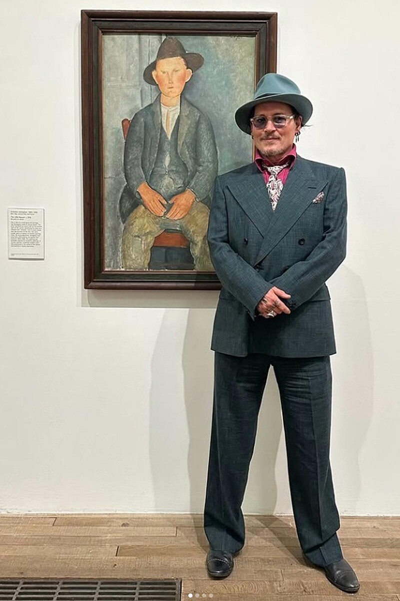  ジョニー・デップ（写真・本人Instagramより） 