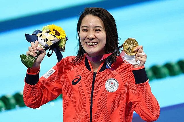 個人メドレー2冠を達成した大橋悠依【写真：Getty Images】