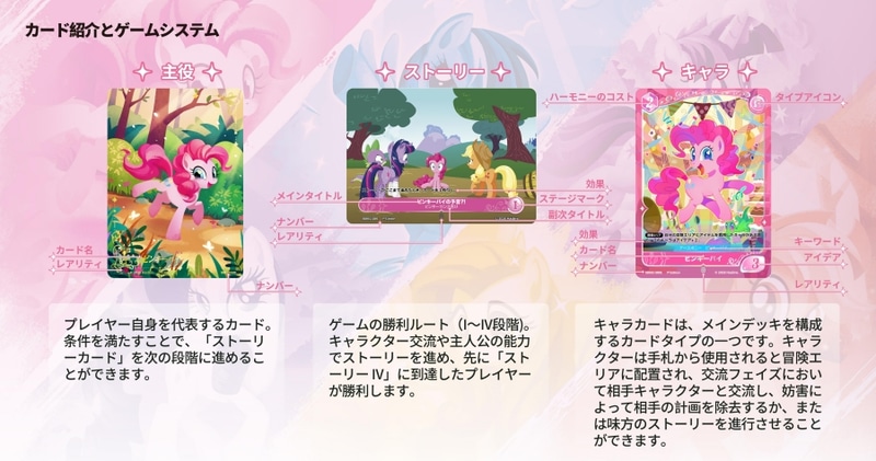 マイリトルポニー カードゲーム レインボーダッシュ 主人公カード