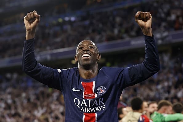 PSGのウスマン・デンベレ　photo/Getty Images