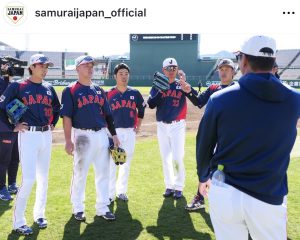 侍ジャパン公式Instagramアカウントより引用