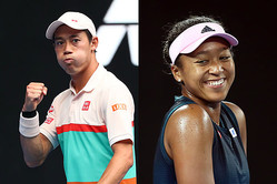 死闘直後の錦織を大坂が 舞台裏での 決定的瞬間 に海外反響 あぅう かわいい ライブドアニュース