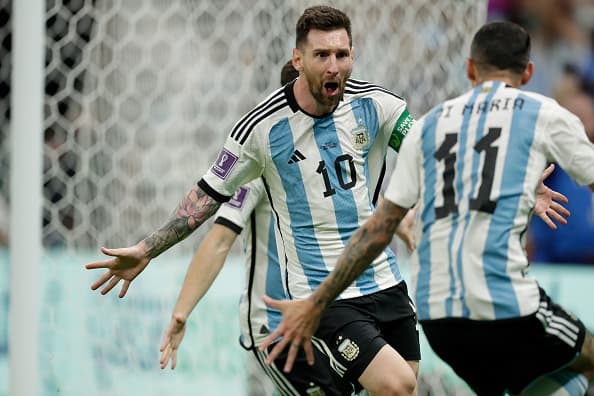 メキシコ戦でゴールを決めたメッシ photo/Getty Images