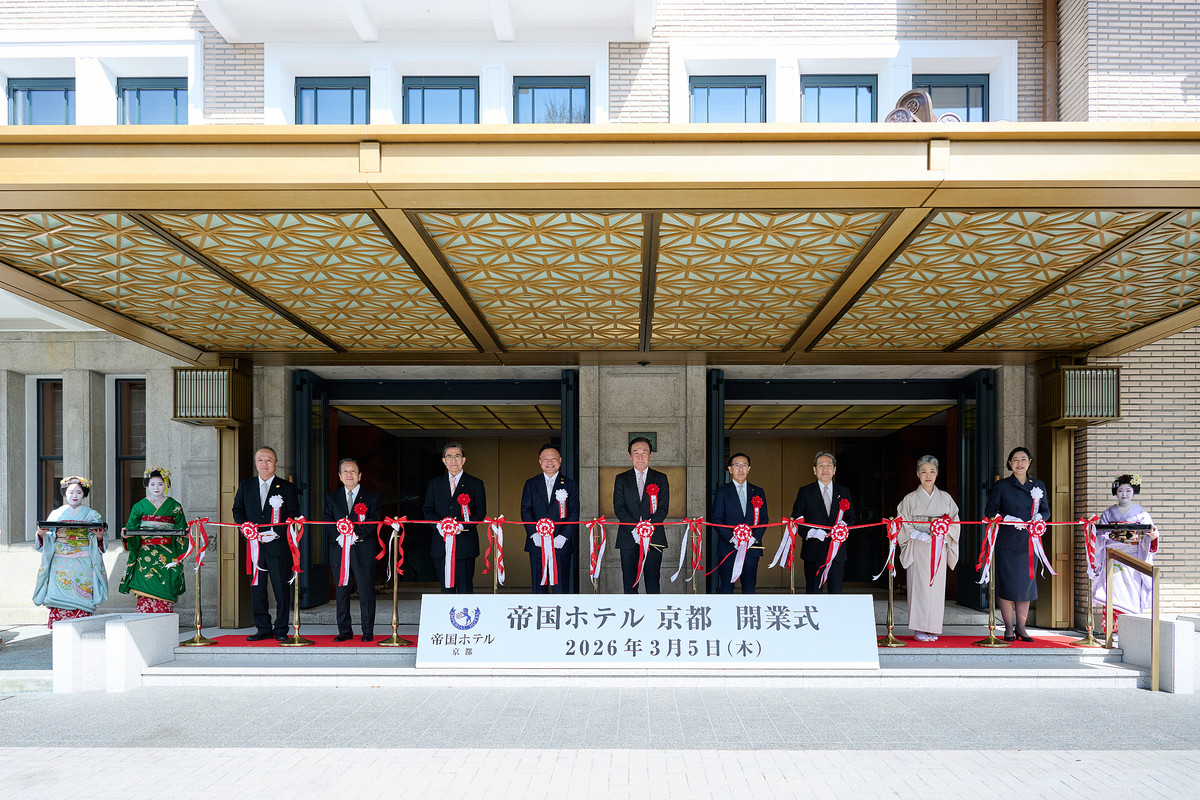 次は、寛ぎの舞台へ　帝国ホテル 京都 3月5日（木）開業