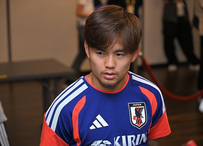 今回のワールドカップでは1試合しか出場できなかった久保。写真:金子拓弥(サッカーダイジェスト写真部/JMPA代表撮影)