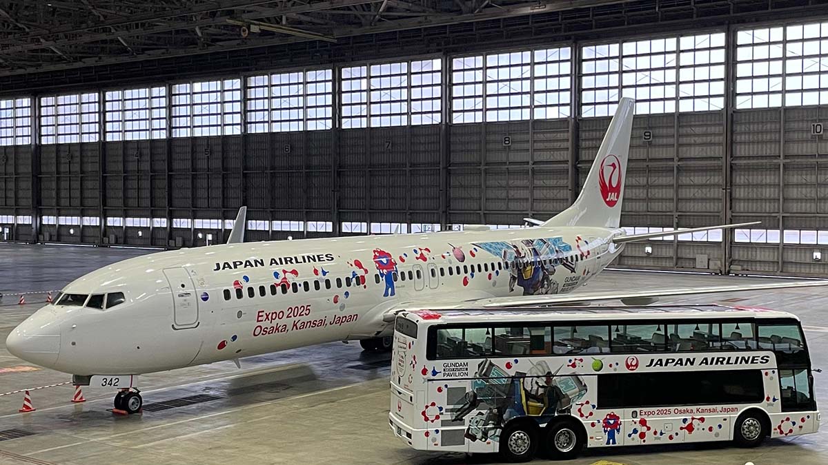 ガンプラ欲しい!!】大阪・関西万博仕様『JALガンダムJET』日本の空を