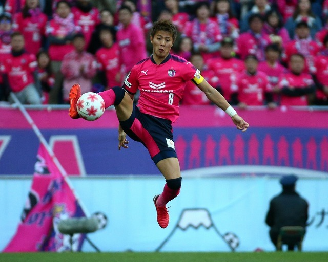 現役引退を表明した柿谷。(C)SOCCER DIGEST