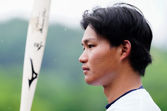 中大・森下翔太【写真:荒川祐史】