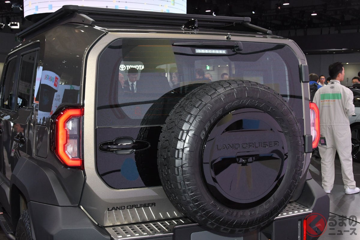  新型「ランドクルーザーFJ」に期待大！［画像は「JMS2025」でトヨタが出展したカスタマイズモデル］ 