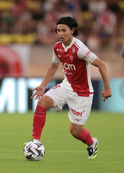 AS monaco モナコ ユニフォーム away セットアップ 南野拓実 南野拓実