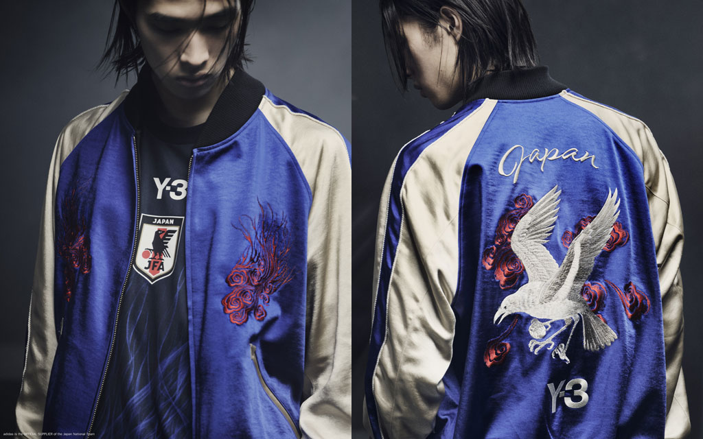 衝撃の“スカジャン風”も！新ユニ発表の日本代表、「Y-3」とコラボの