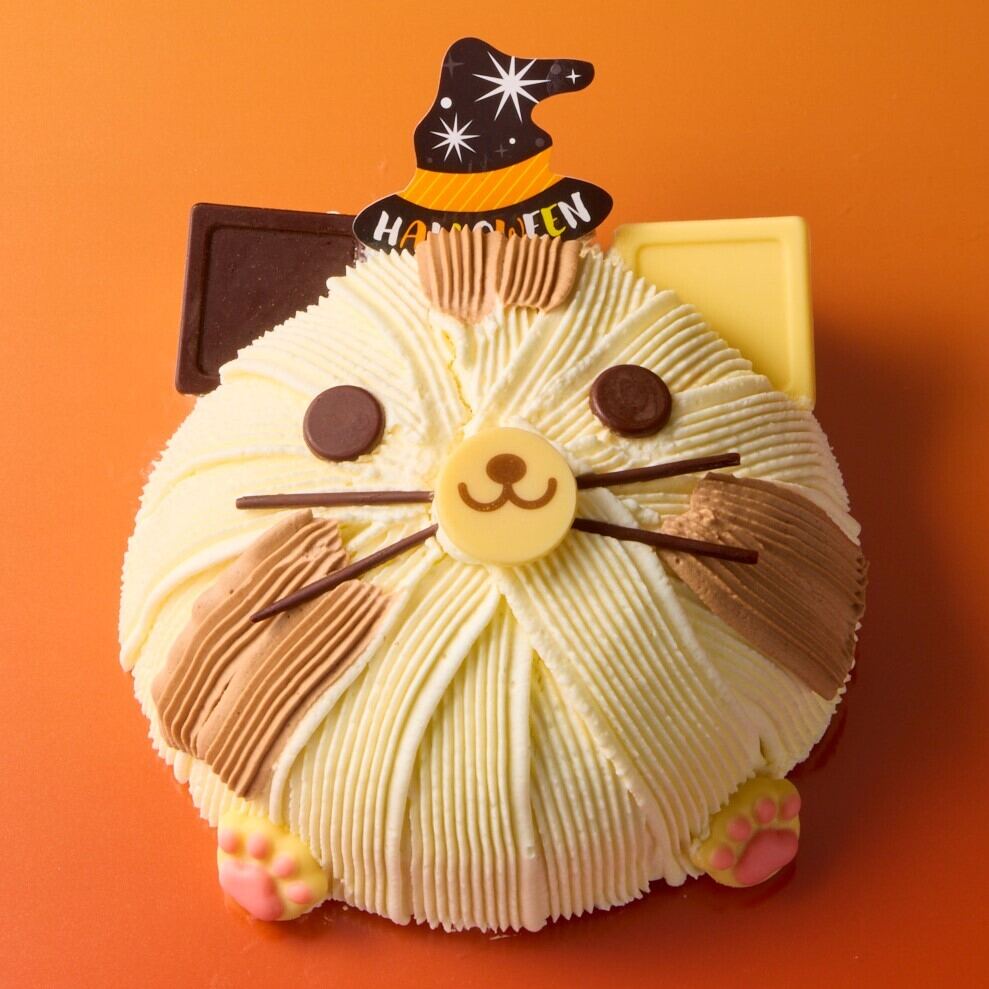 シャトレーゼ ハロウィン気分を盛り上げる黒ねこをイメージしたケーキ