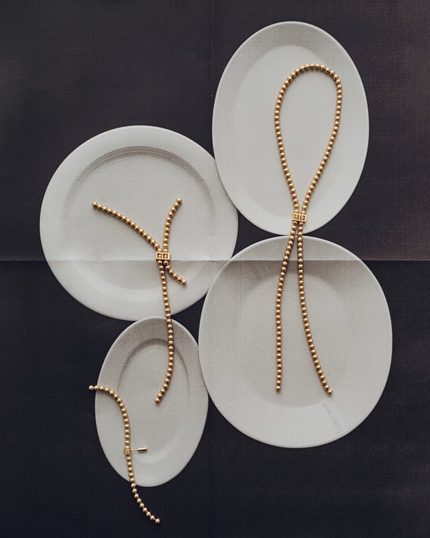 シハラが新作「ボールチェーン」を発表 18Kイエローゴールドを使用