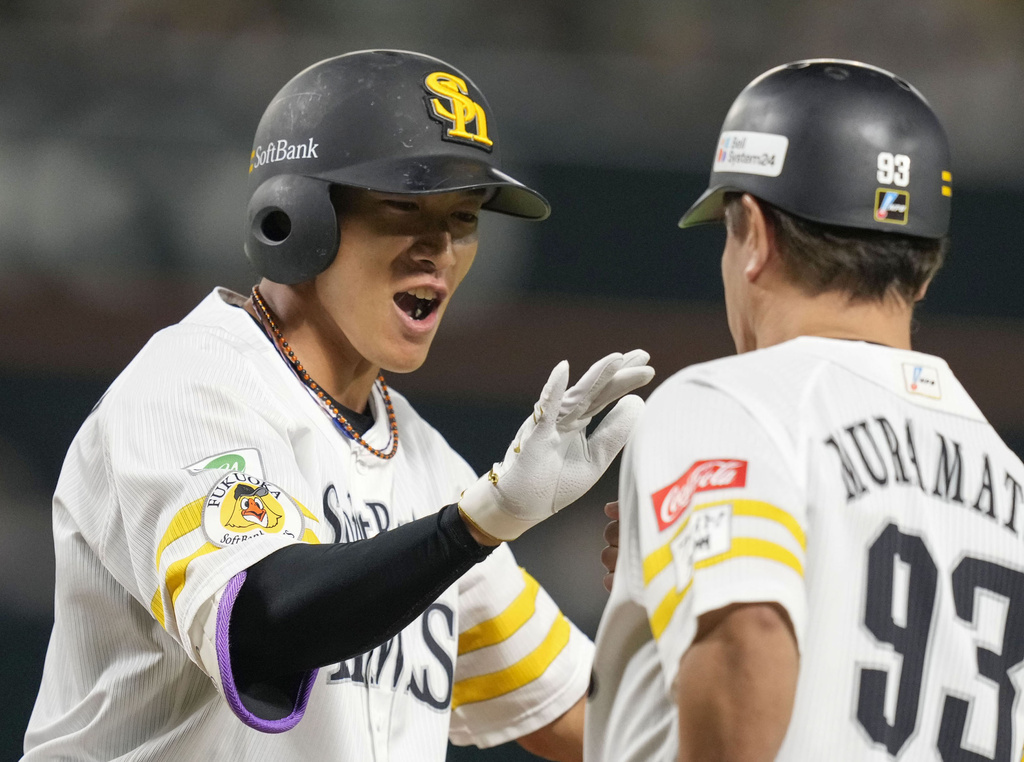  ソフトバンク・柳田悠岐 (C) Kyodo News 