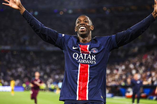 25年のバロンドールを受賞したデンベレ。（C）Getty Images