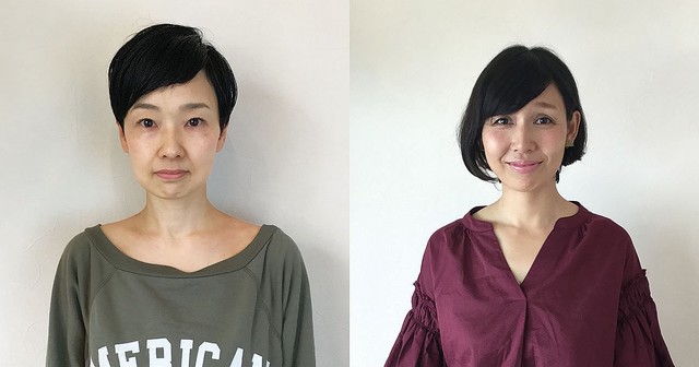 大人の激変ヘアメイク 似合う 垢抜けメイク は 顏が 求心的 か 遠心的 か で変わる ライブドアニュース