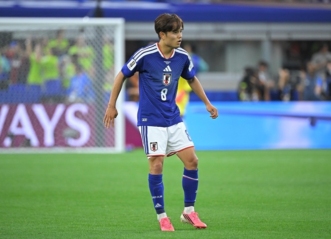 オランダ戦で途中交代を余儀なくされた久保。写真:金子拓弥(サッカーダイジェスト写真部/JMPA代表撮影)