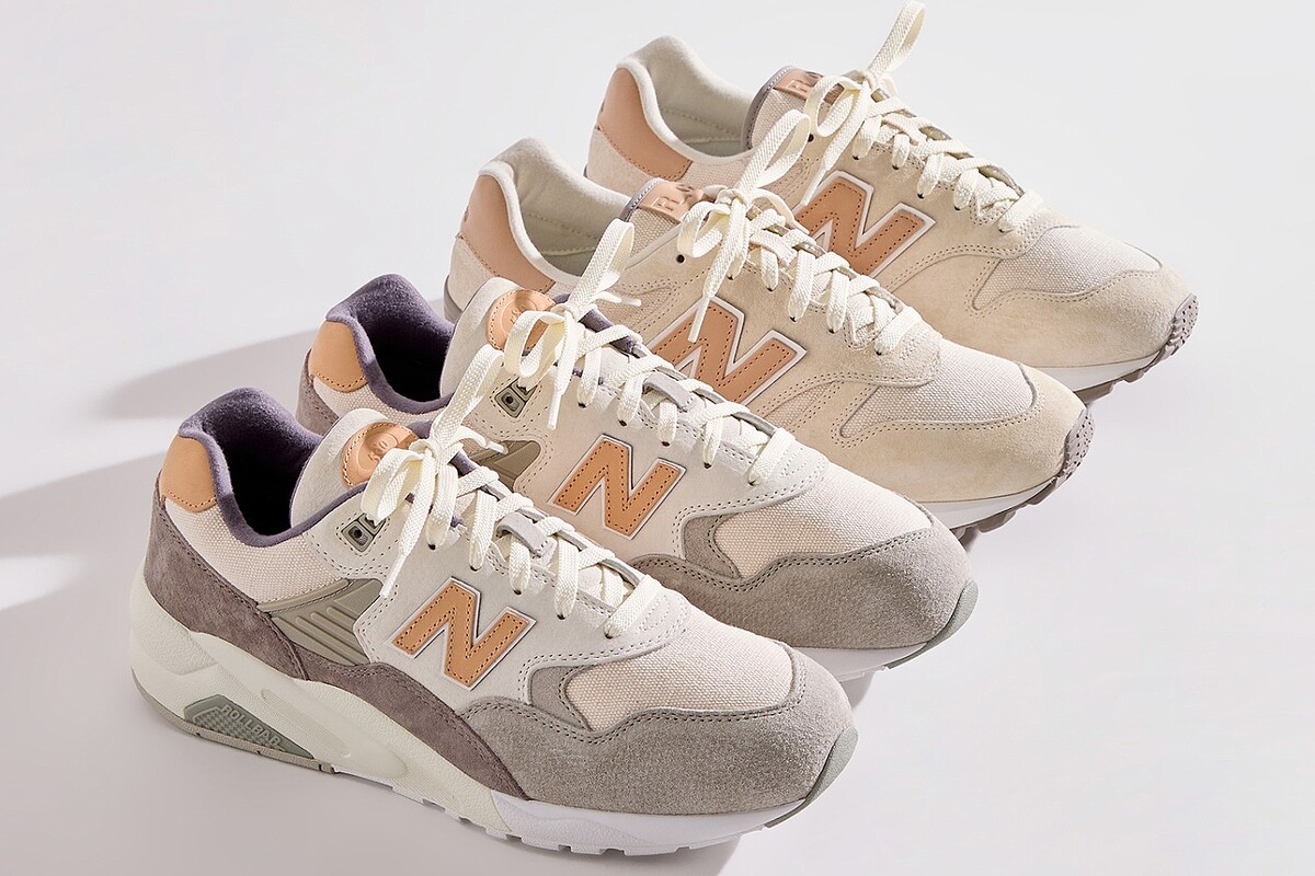 Kith×ニューバランスのスニーカー「1300」「580」柔らかなニュアンス 