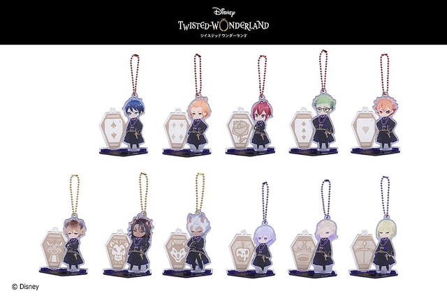 式典服姿の寮生たちをデフォルメしたアクリルスタンドチャーム セガプライズ ディズニー ツイステッドワンダーランド グッズ ライブドアニュース