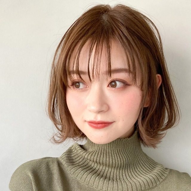 画像 透明感 抜け感で愛されモテ髪に 大人ボブ 冬の人気スタイルをチェック 1 5 Peachy ライブドアニュース