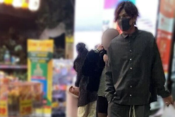  1月19日、本誌が目撃した山本裕典（写真：本誌写真部） 