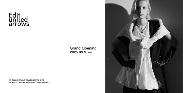 「Edit United ARROWS」梅田に