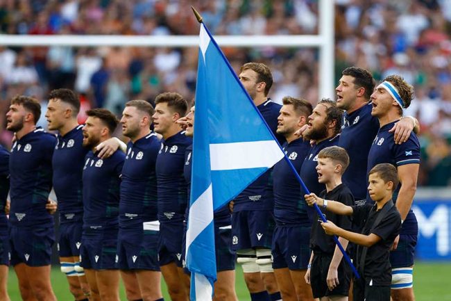ラグビーW杯スコットランド代表【写真:ロイター】