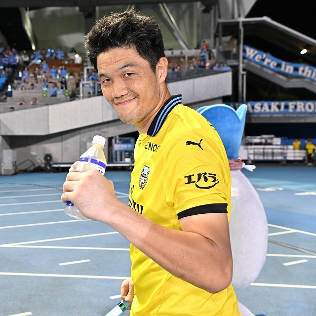 福島で新たな挑戦を始めるチョン・ソンリョン。写真：鈴木颯太朗