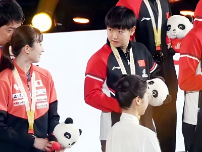 早田ひなと孫穎莎