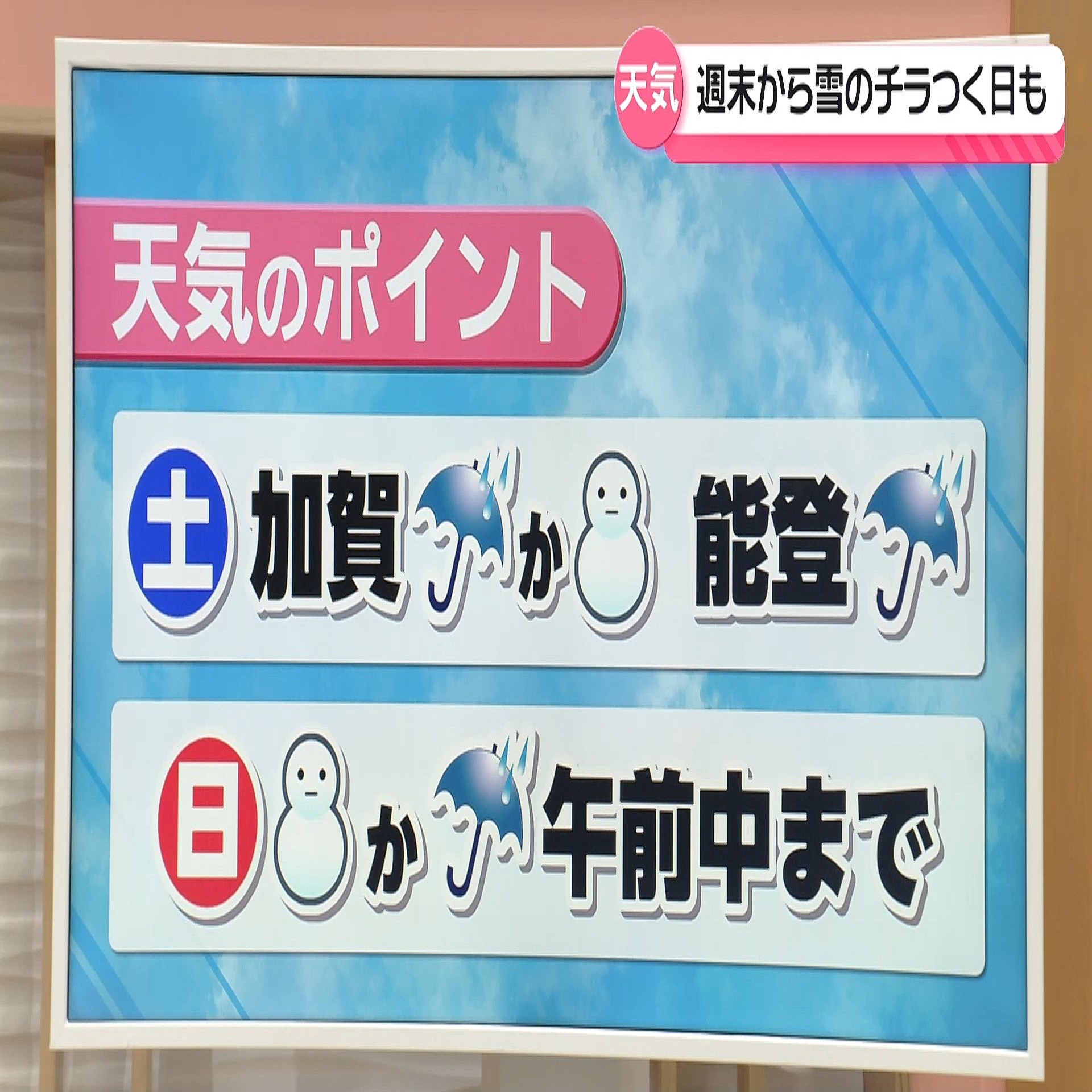 お天気どうなる】夜の雨は7日まで降り続き加賀は雨か雪 8日は午前中 