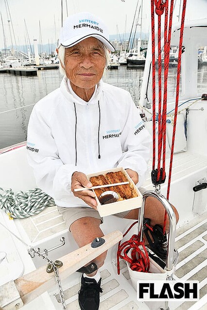 写真堀江謙一太平洋横断サンフランシスコ入港時到着写真1962年8月12日