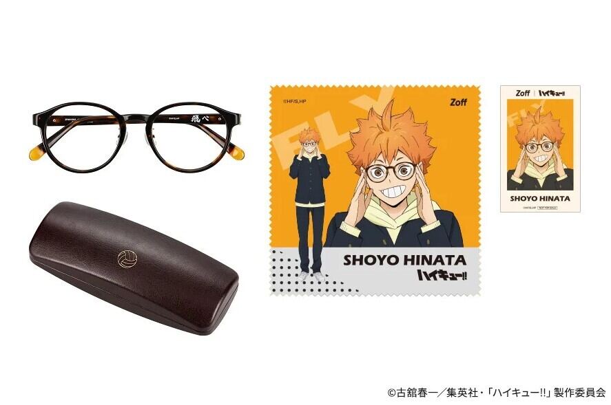Zoff×ハイキュー!!、初コラボの全ラインアップ公開 - メガネをかけた8