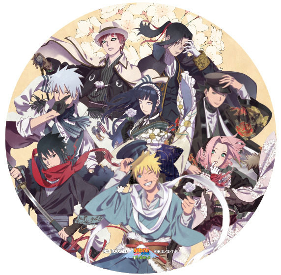 NARUTO　富士急　木ノ葉隠れの里5周年　缶バッジ　フェイスタオル　絵馬　各2 NARUTO 富士急 木ノ葉隠れの里5周年 缶バッジ フェイスタオル
