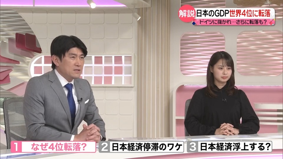 【解説】ドイツに抜かれ…日本のGDP世界4位に さらに転落も？ 課題は ライブドアニュース