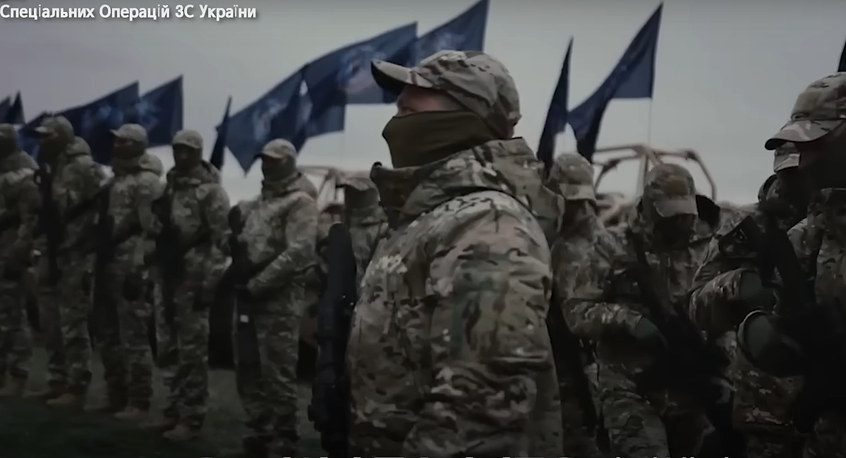 ウクライナの特殊部隊員（ウクライナ軍）