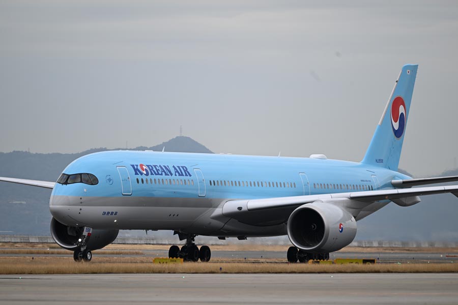 KOREAN AIR A350-900 コリアンエアー 大韓航空 ph 大韓航空の最新機材、エアバスA350-900で関西国際空港からソウル