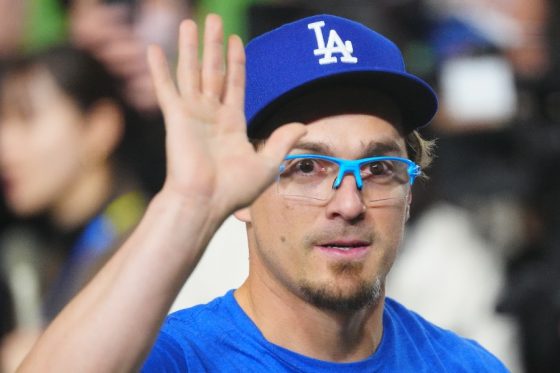 ドジャースのエンリケ・ヘルナンデス【写真：荒川祐史】