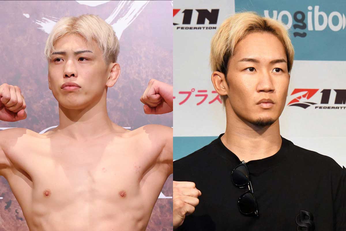 西谷大成(C)RIZIN FF、朝倉未来(C)Getty Images