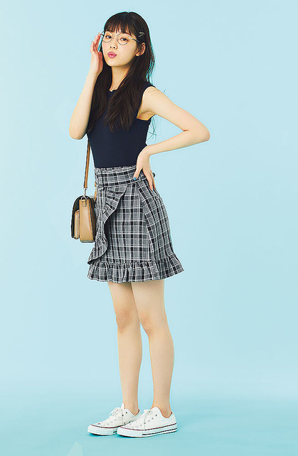 ミニスカが履きたい そんな日の全身ブラック大人っぽコーデ 明日のコーデ Peachy ライブドアニュース