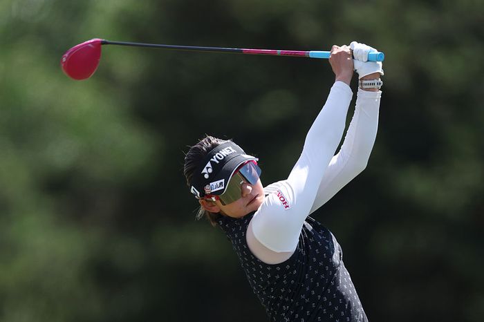 岩井千怜が3アンダーの好発進を決めた(撮影:GettyImages)