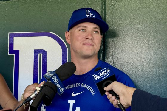ドジャースのライアン・ウォード【写真:小谷真弥】