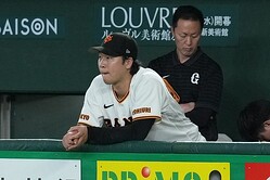 阪神戦に先発した巨人・山崎伊織【写真：井上学】