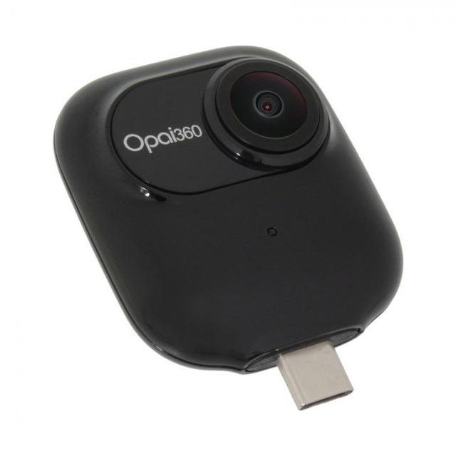 スマホで手軽に全方位360度撮影できるUSB Type-C接続360度カメラ