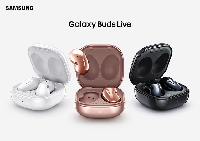 サムスンGalaxy Buds Live発表。マメ型筐体に開放型ANC搭載の完全無線イヤホン