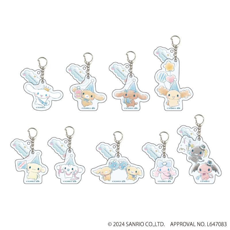 サンリオ シナモロール シナモン もえあず コラボ ピンク 缶バッジ