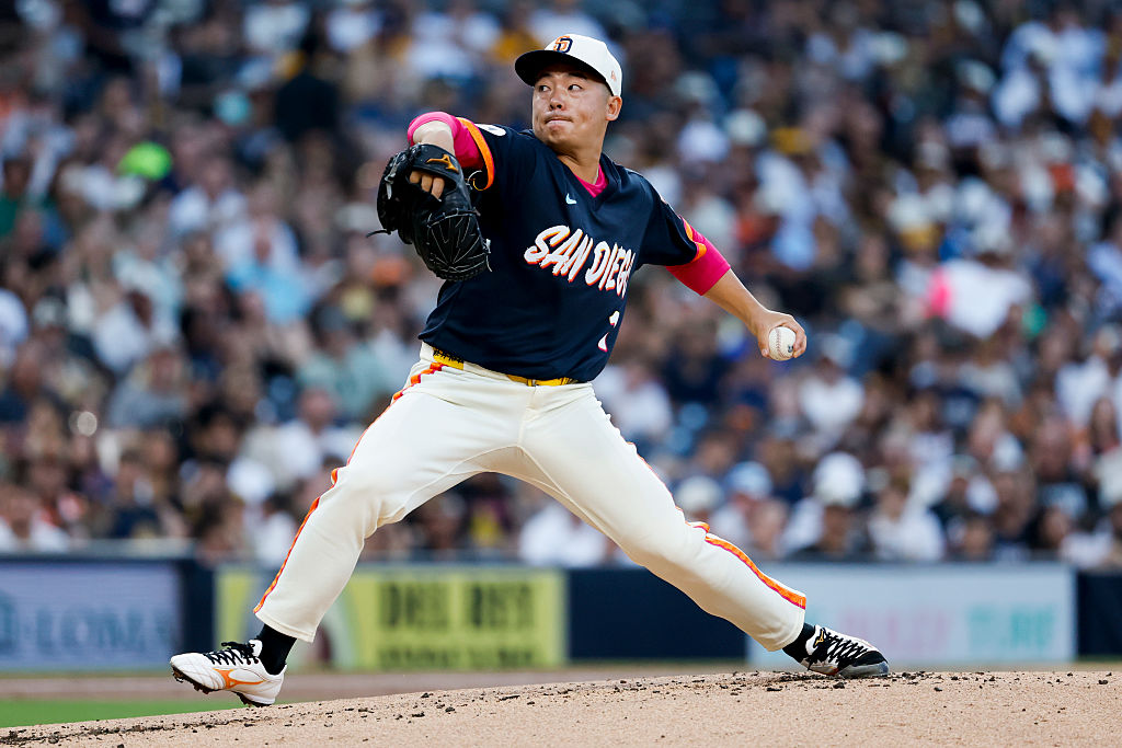 今季2勝目を挙げたパドレス・松井裕樹(写真=Getty Images)