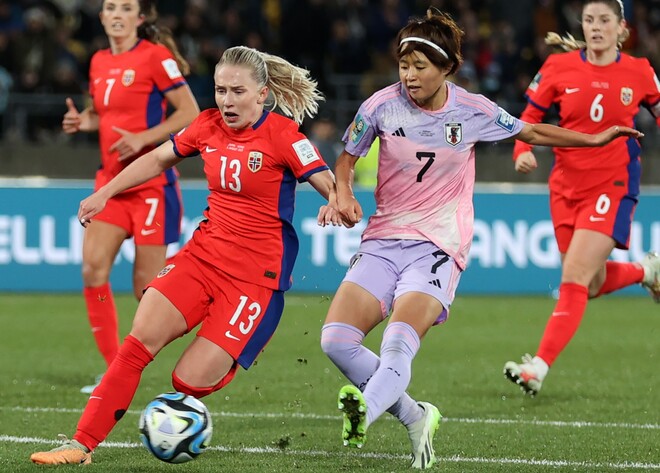 3失点でなでしこジャパンに敗れたノルウェー代表。(C)Getty Images