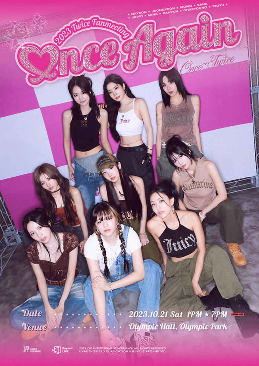 TWICE ミナ着用 10周年 POPUP ペンミグッズパーカー 韓国限定