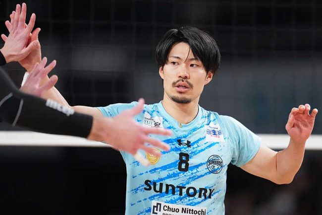 ウルフドッグス名古屋戦に出場したサントリーの関田誠大【写真:アフロスポーツ】