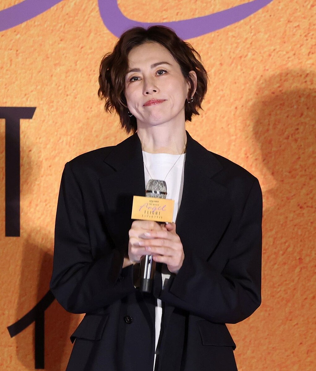完成披露試写会に登壇した米倉涼子＝１０日